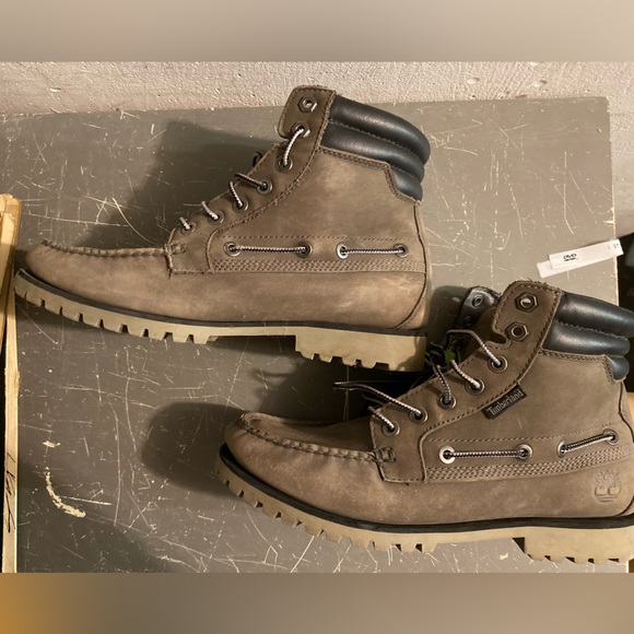 Timberland Oakwell 7 Eye Móc Toe Boots - Picture 4 of 5